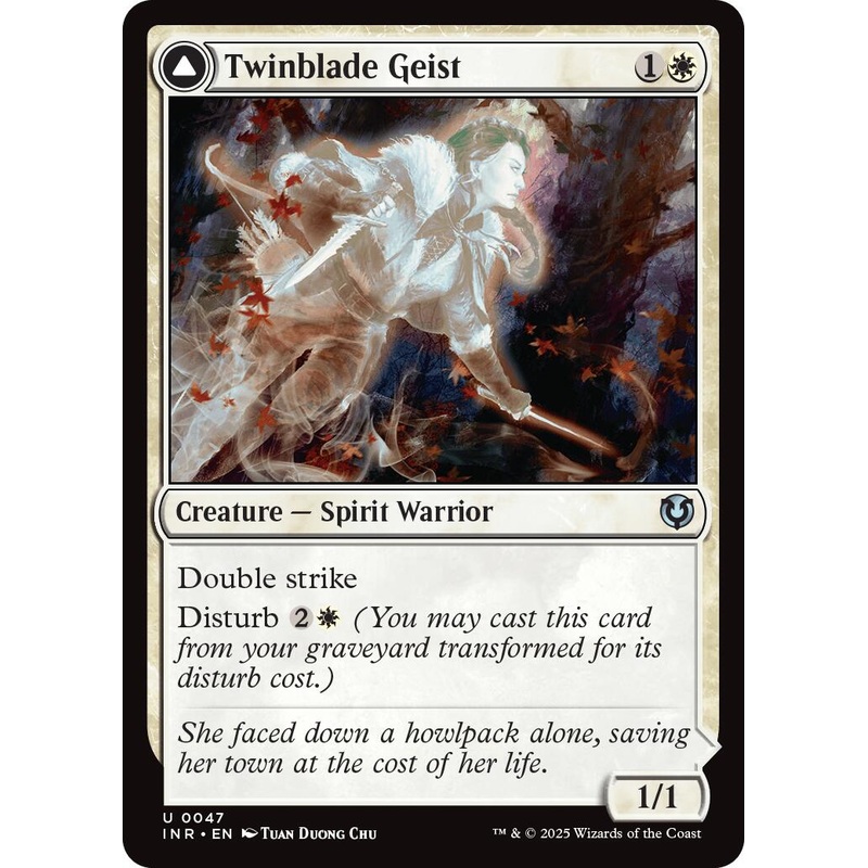 Twinblade Geist // Twinblade Invocation [Innistrad Remastered]