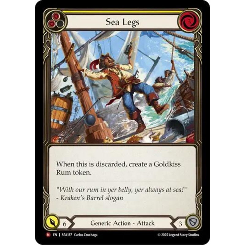 Sea Legs [SEA187] (High Seas)  Rainbow Foil