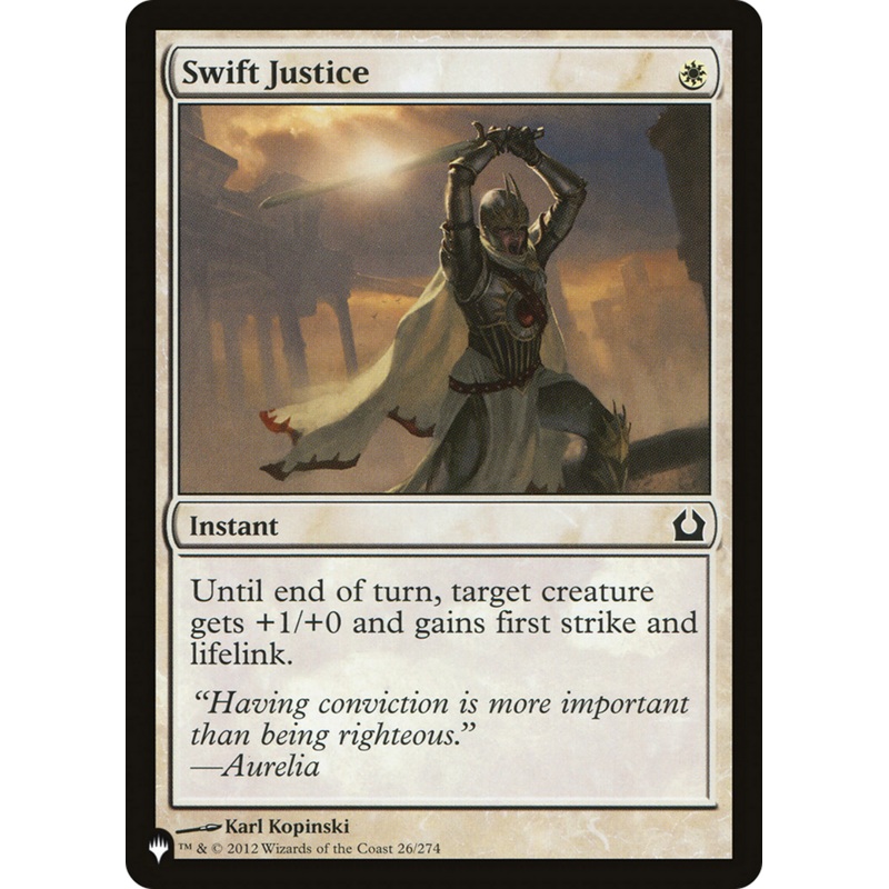 Swift Justice [The List]