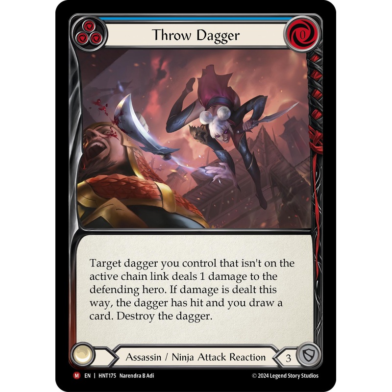 Throw Dagger [HNT175] (The Hunted)  Rainbow Foil