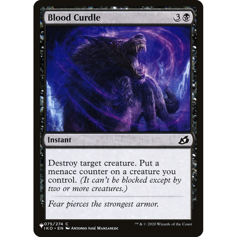 Blood Curdle [The List]