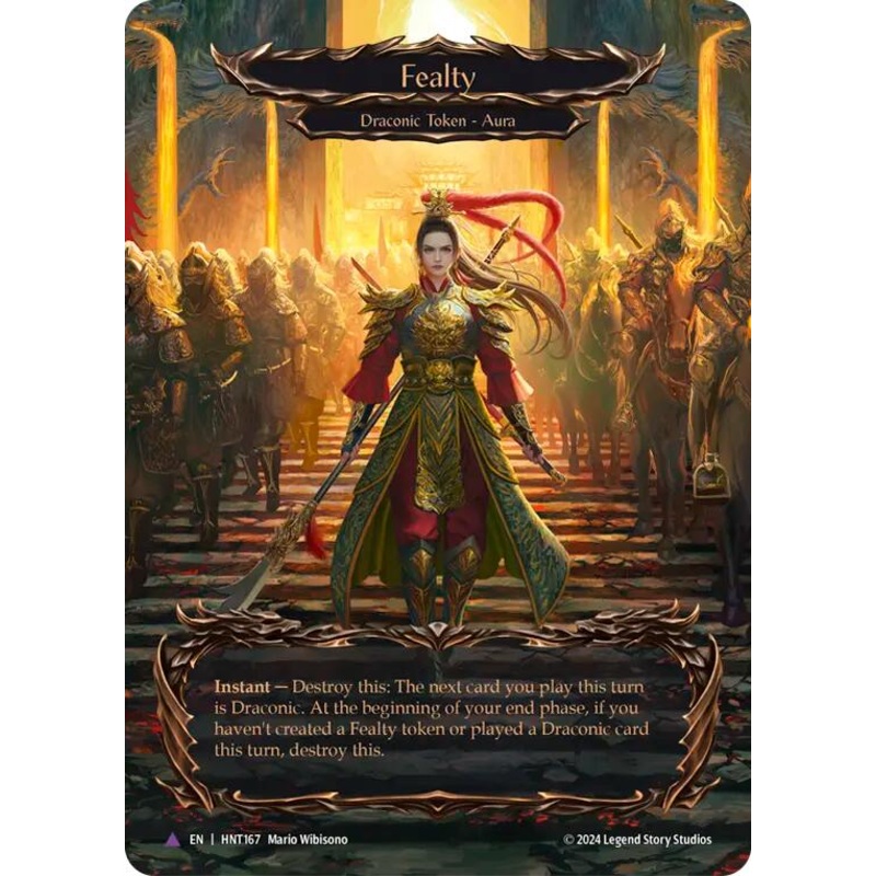 Fealty (Cold Foil) [HNT167] (The Hunted)  Cold Foil