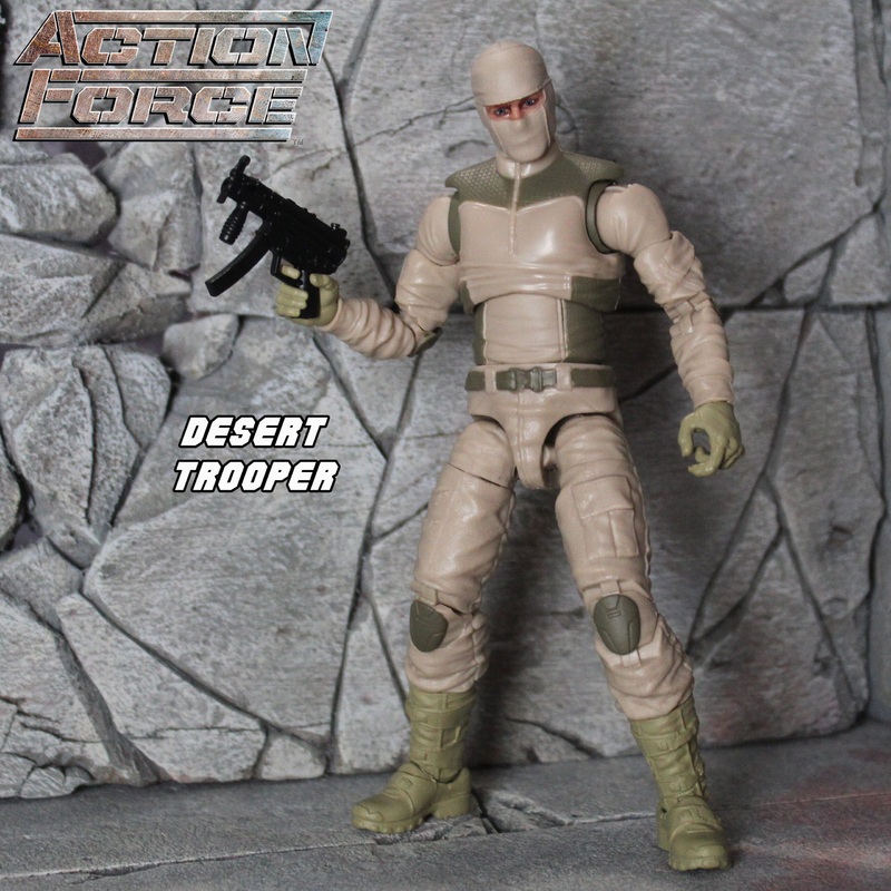 Valaverse Action Force: Special Deployment Series Desert Trooper