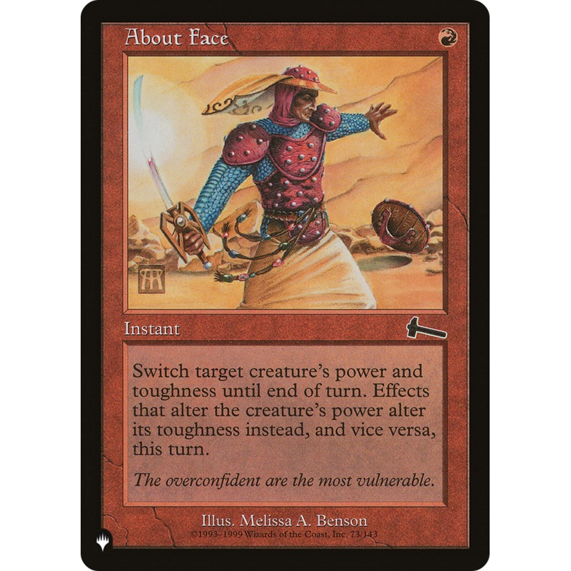 About Face [The List]