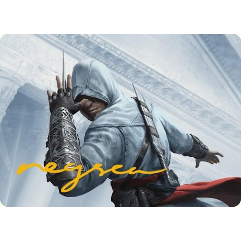 Altair Ibn-La’Ahad Art Card (Gold-Stamped Signature) [Assassin’s Creed Art Series]