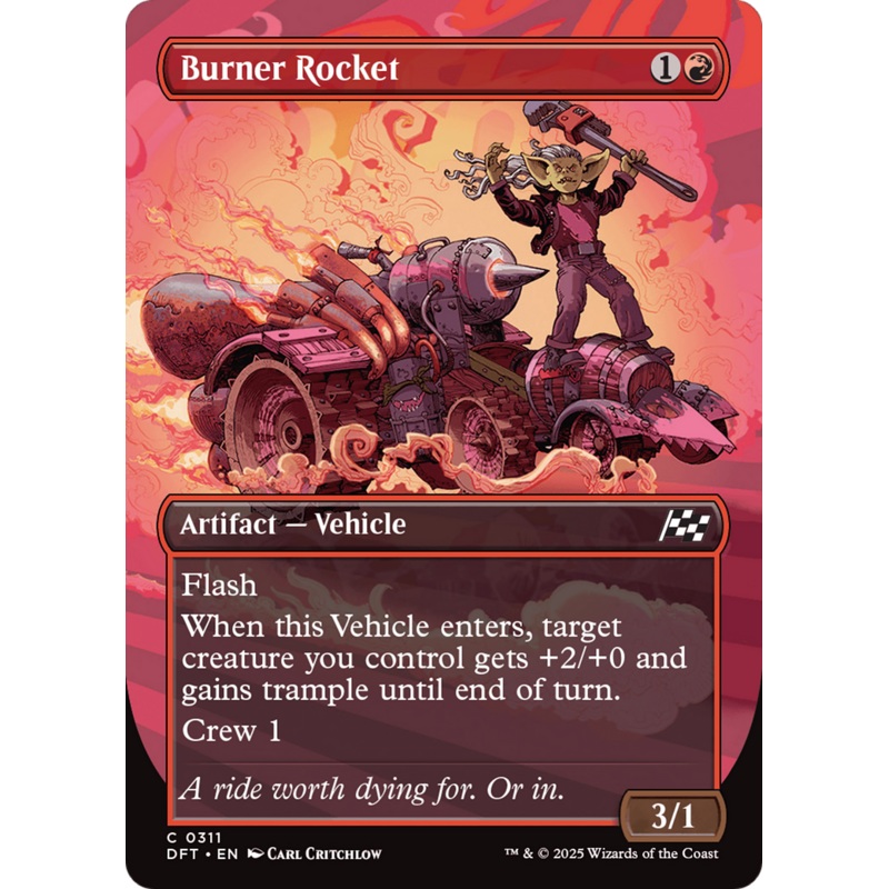Burner Rocket (Borderless) [Aetherdrift]