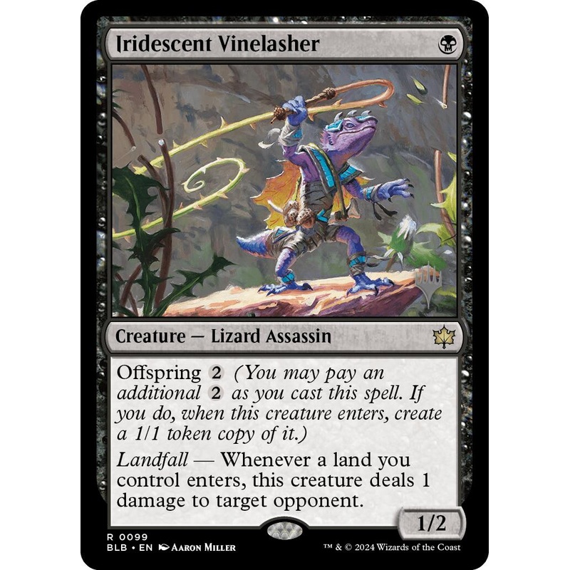 Iridescent Vinelasher (Promo Pack) [Bloomburrow Promos]