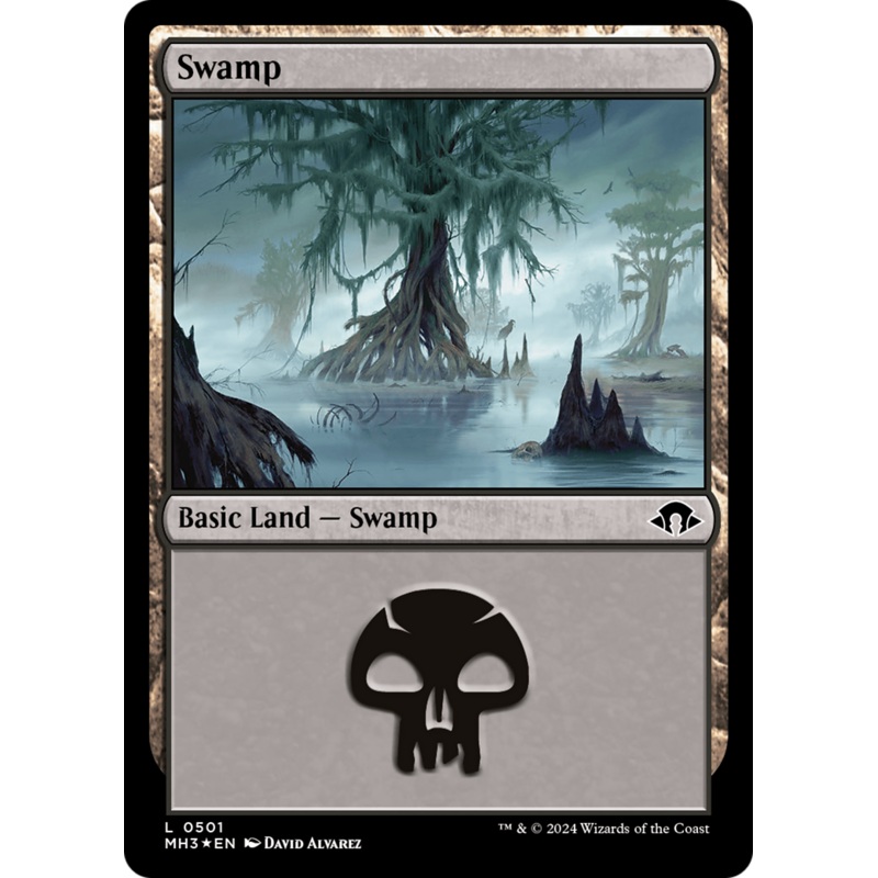 Swamp (0501) (Ripple Foil) [Modern Horizons 3]