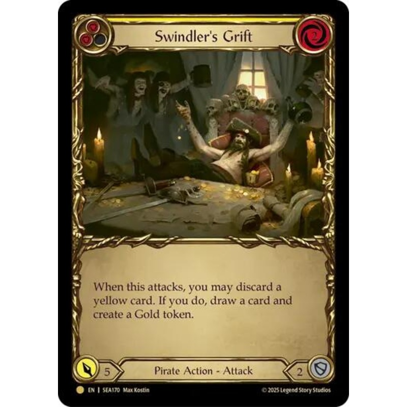 Swindler’s Grift (Yellow) (Treasure) [SEA170] (High Seas)  Cold Foil