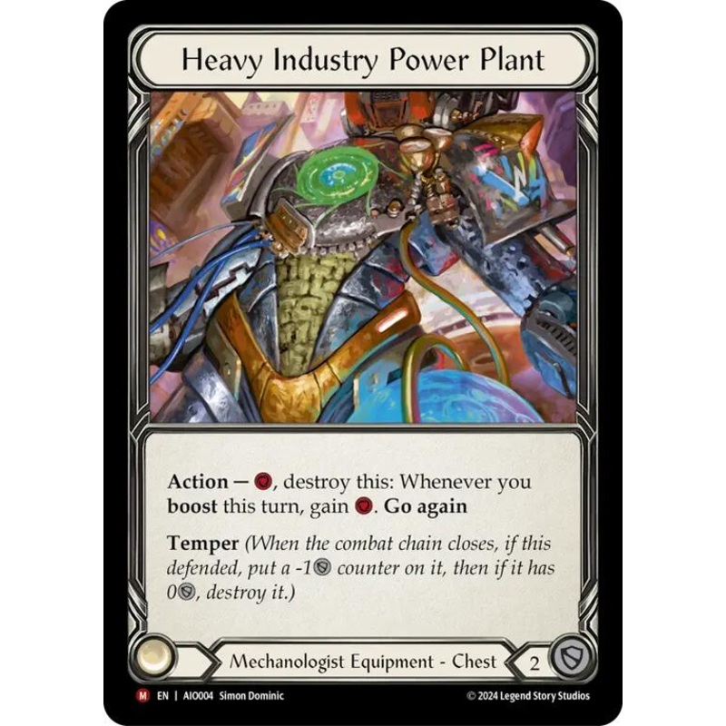 Heavy Industry Power Plant [AIO004] (Armory Deck: Dash)  Rainbow Foil