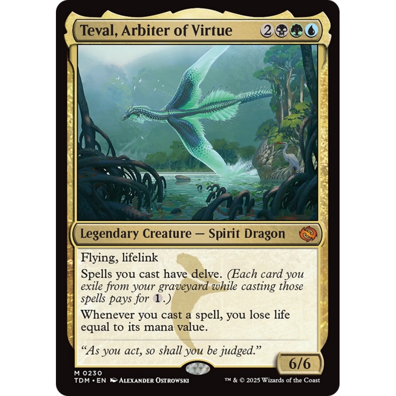 Teval, Arbiter of Virtue [Tarkir: Dragonstorm]