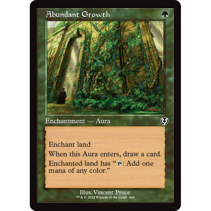 Abundant Growth (Retro Frame) [Innistrad Remastered]