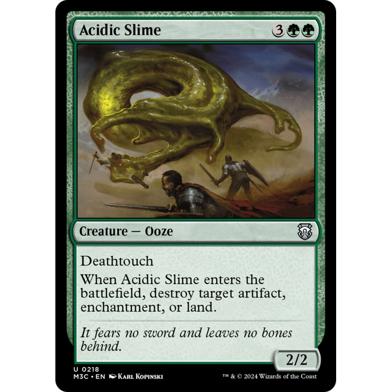 Acidic Slime (Ripple Foil) [Modern Horizons 3 Commander]