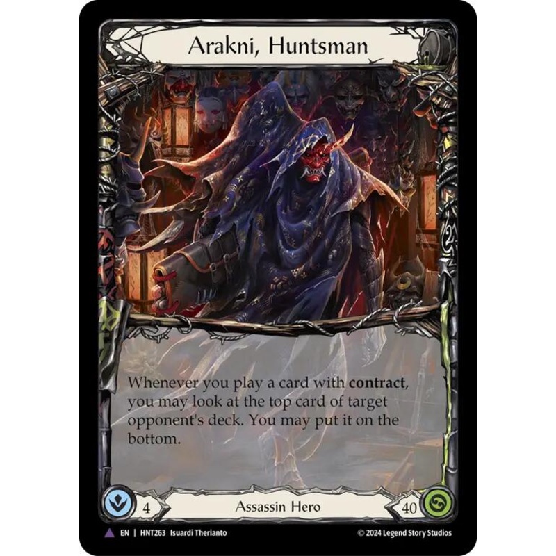 Arakni, Huntsman (Marvel) [HNT263] (The Hunted)  Cold Foil