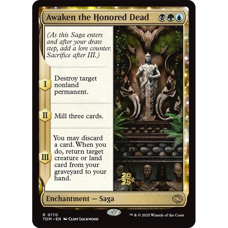 Awaken the Honored Dead [Tarkir: Dragonstorm Prerelease Promos]