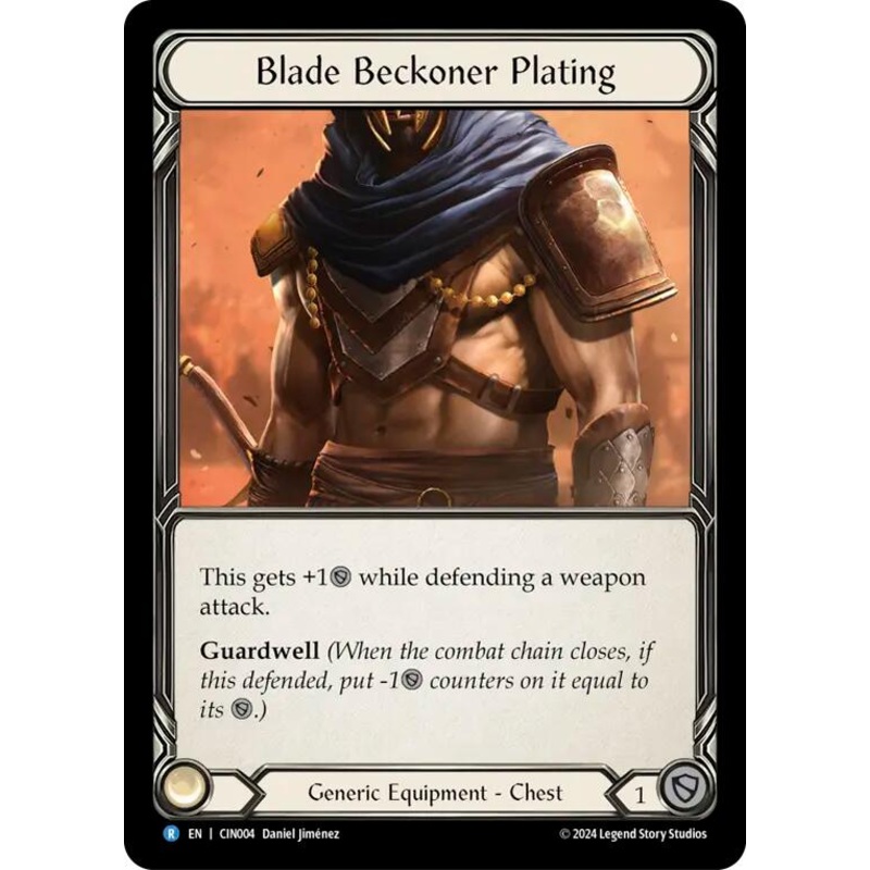 Blade Beckoner Plating [CIN004] (The Hunted Cindra Blitz Deck)
