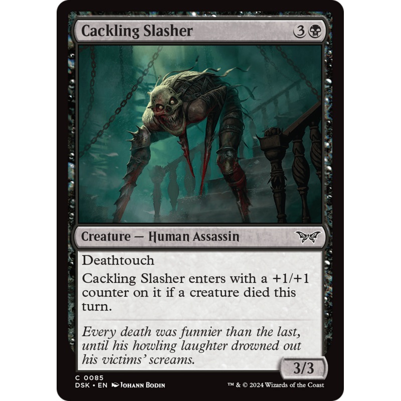 Cackling Slasher [Duskmourn: House of Horror]