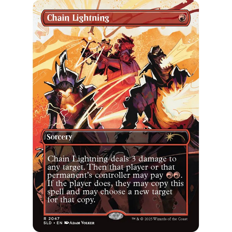 Chain Lightning (2047) (Rainbow Foil) [Secret Lair Drop Series]