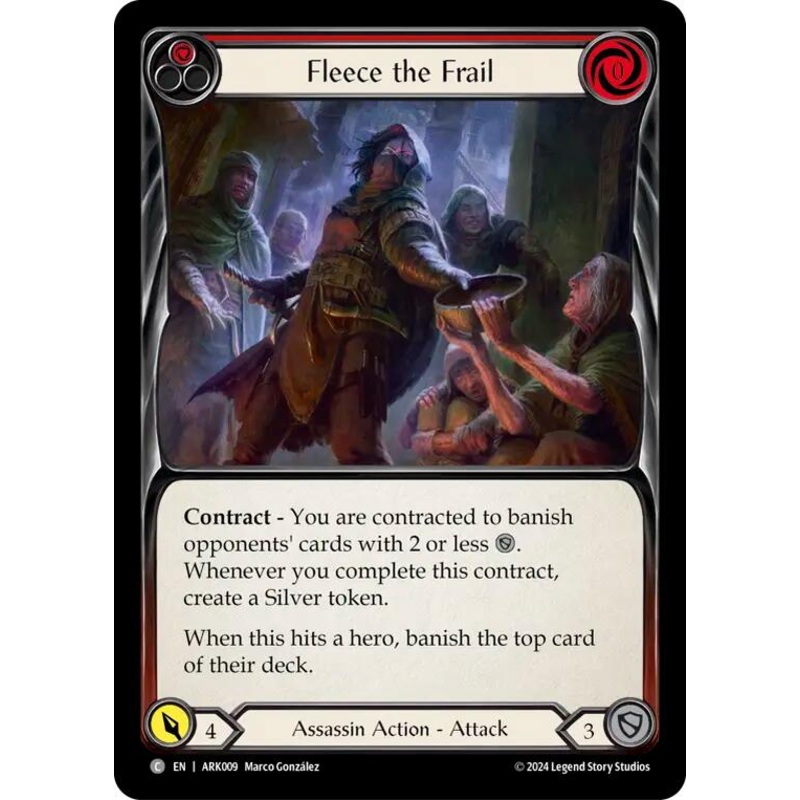 Fleece the Frail (Red) [ARK009] (The Hunted Arakni Blitz Deck)