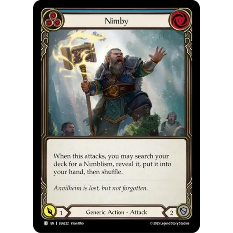 Nimby (Blue) [SEA222] (High Seas)  Rainbow Foil