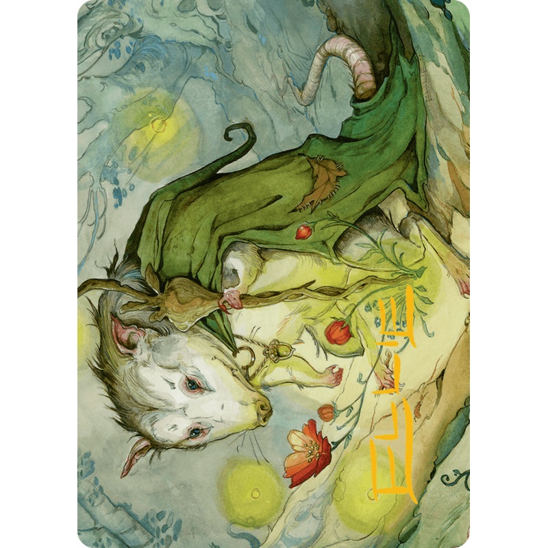 Tender Wildguide Art Card (Gold-Stamped Signature) [Bloomburrow Art Series]