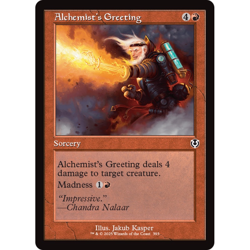 Alchemist’s Greeting (Retro Frame) [Innistrad Remastered]
