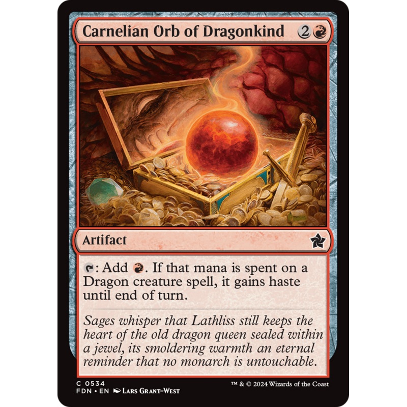 Carnelian Orb of Dragonkind [Foundations]