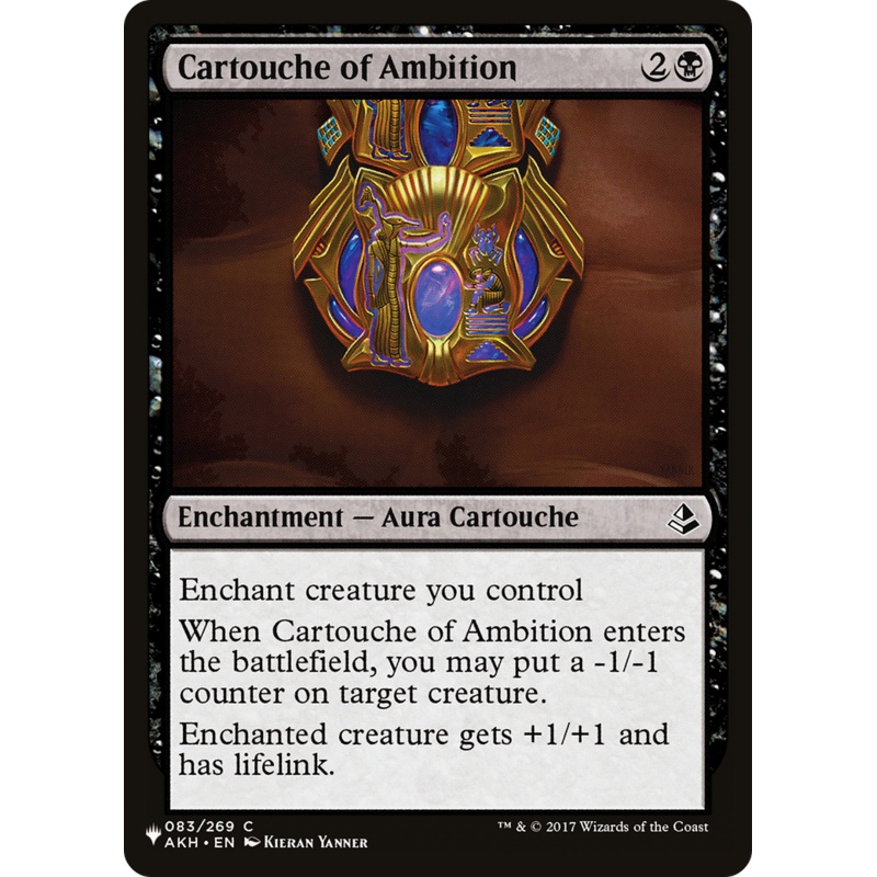 Cartouche of Ambition [The List]
