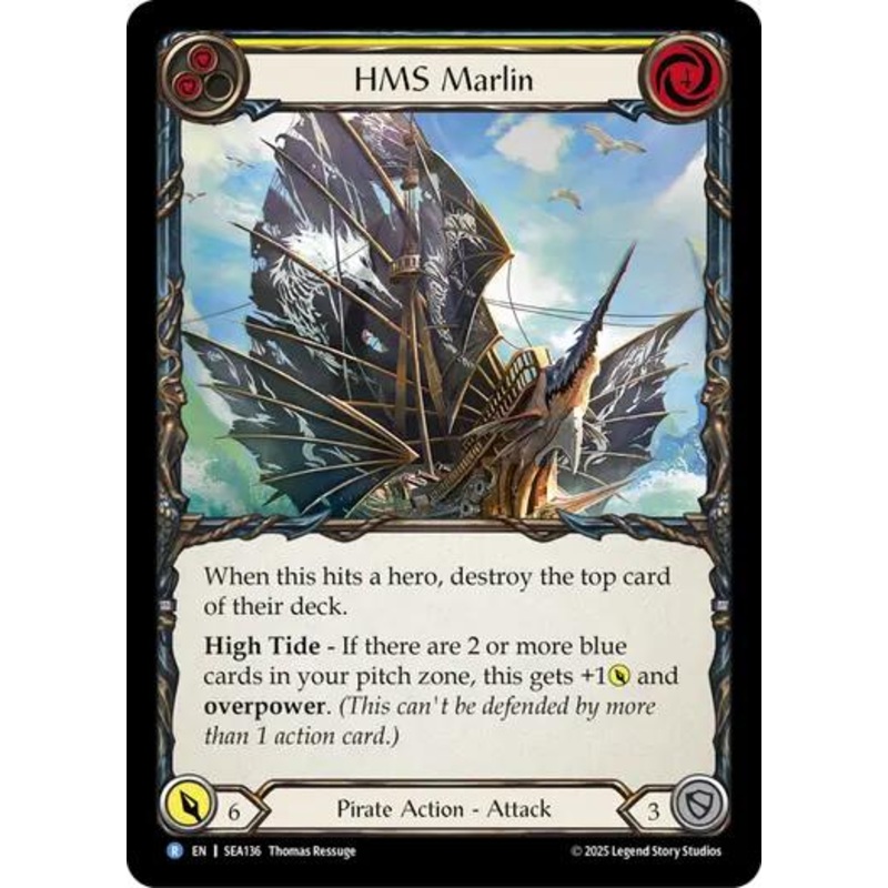 HMS Marlin [SEA136] (High Seas)  Rainbow Foil