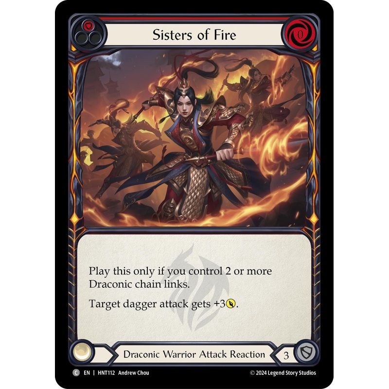 Sisters of Fire (Red) [HNT112] (The Hunted)
