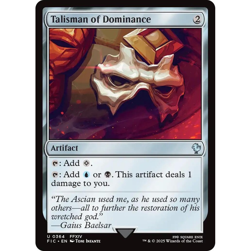 Talisman of Dominance (Surge Foil) [FINAL FANTASY Commander]