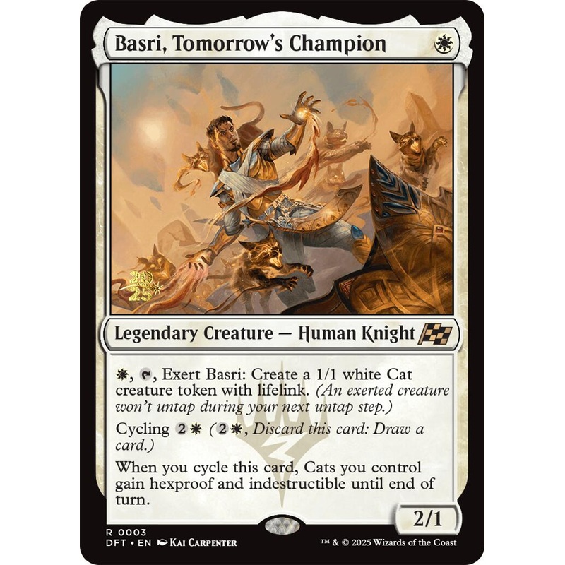 Basri, Tomorrow’s Champion [Aetherdrift Prerelease Promos]