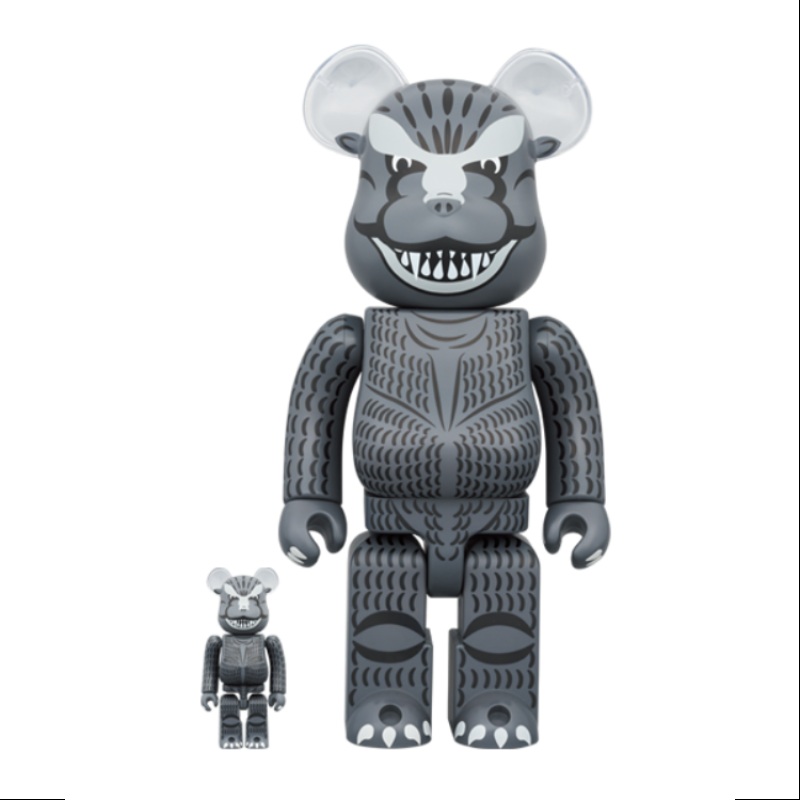 Bearbrick Godzilla(1954) 400% & 100% Be@rbrick 2024 Limited