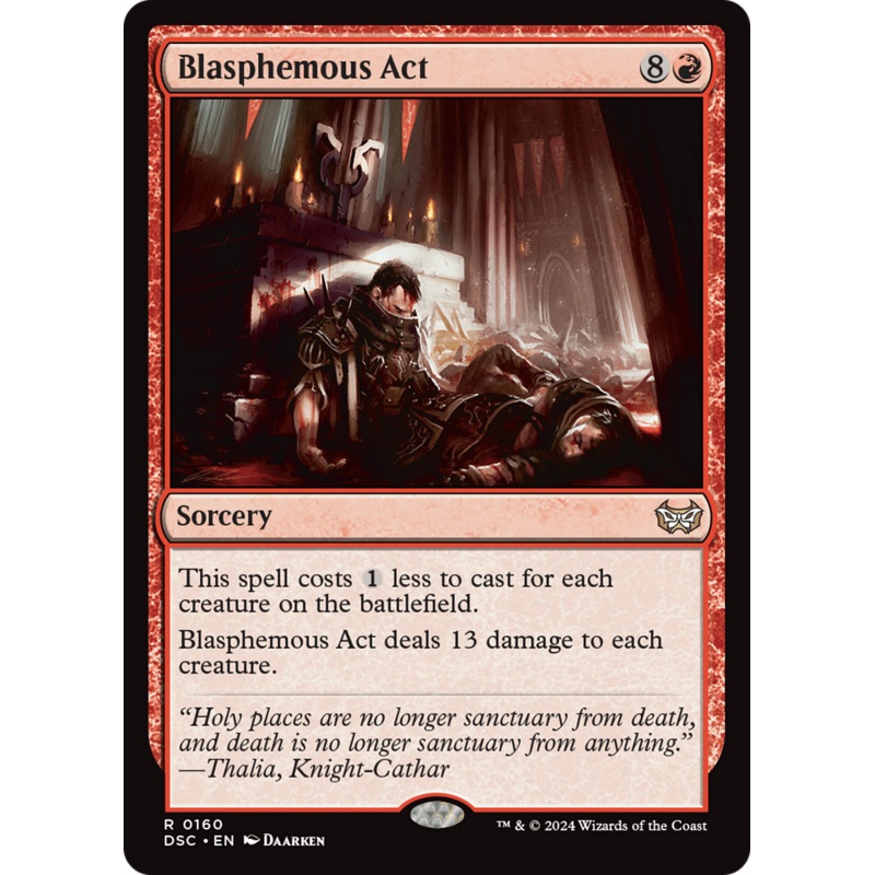 Blasphemous Act [Duskmourn: House of Horror Commander]