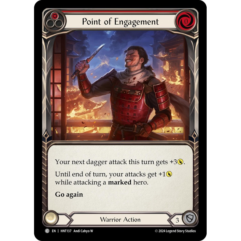 Point of Engagement (Red) [HNT137] (The Hunted)  Rainbow Foil