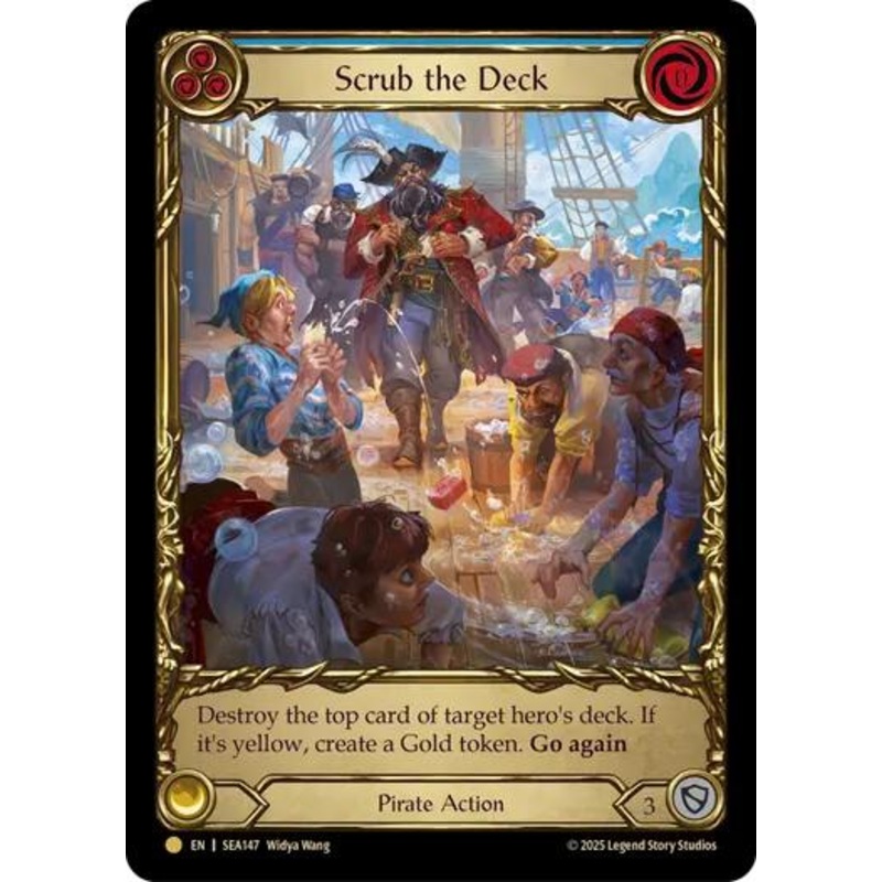 Scrub the Deck (Treasure) [SEA147] (High Seas)  Cold Foil