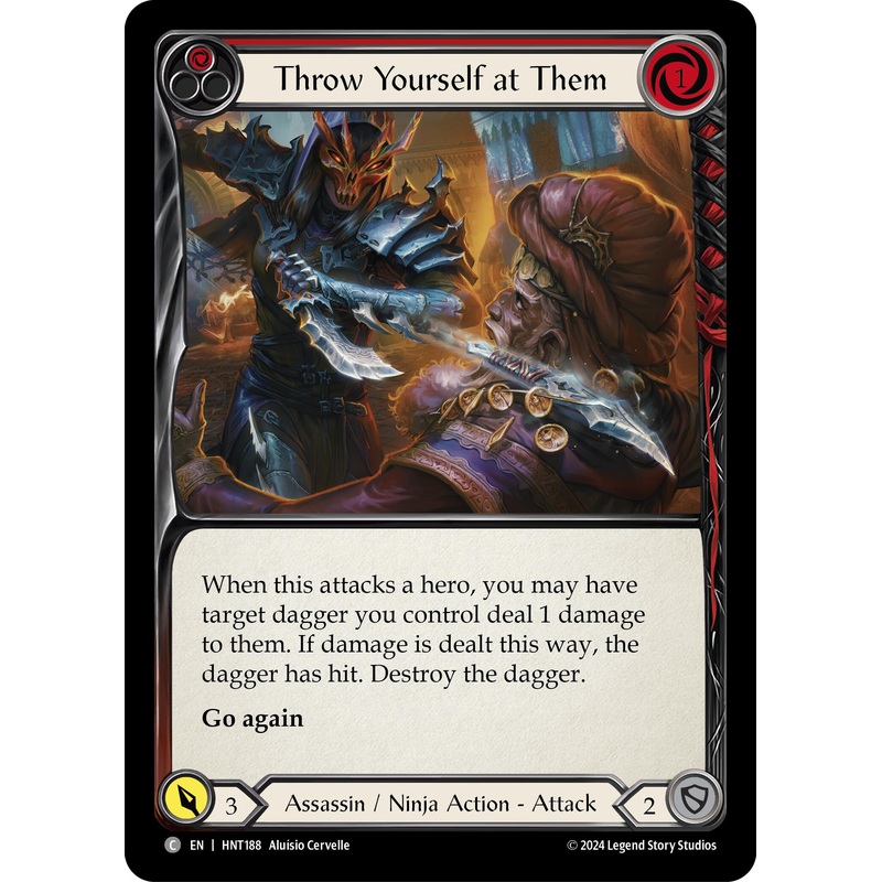 Throw Yourself at Them (Red) [HNT188] (The Hunted)