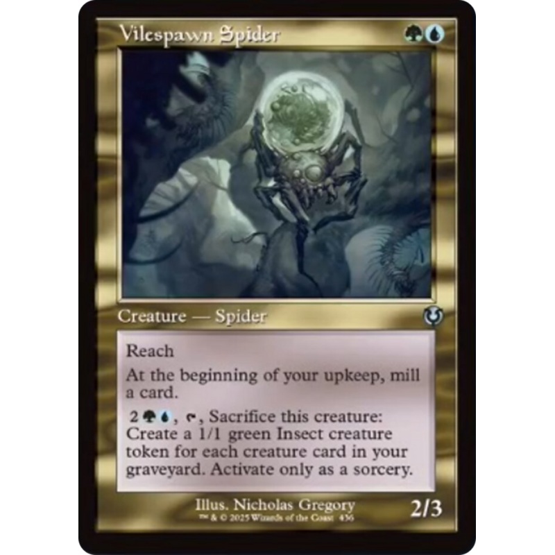 Vilespawn Spider (Retro Frame) [Innistrad Remastered]
