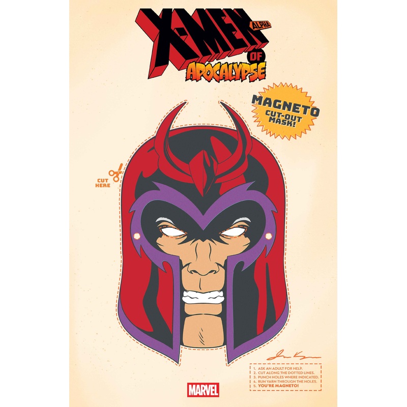 X Men Of Apocalypse Alpha #1 Retro Halloween Mask Variant