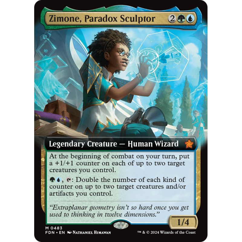 Zimone, Paradox Sculptor (Extended Art) [Foundations]