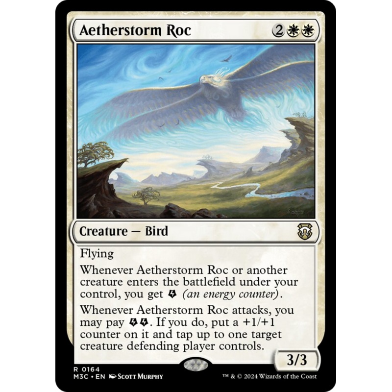 Aetherstorm Roc (Ripple Foil) [Modern Horizons 3 Commander]