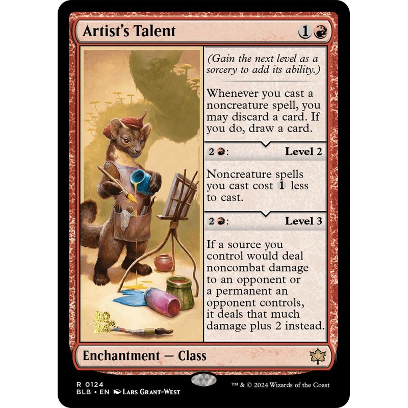 Artist’s Talent [Bloomburrow Prerelease Promos]