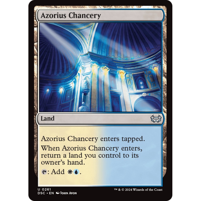 Azorius Chancery [Duskmourn: House of Horror Commander]