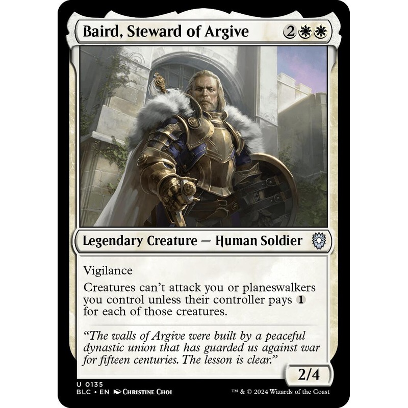 Baird, Steward of Argive [Bloomburrow Commander]