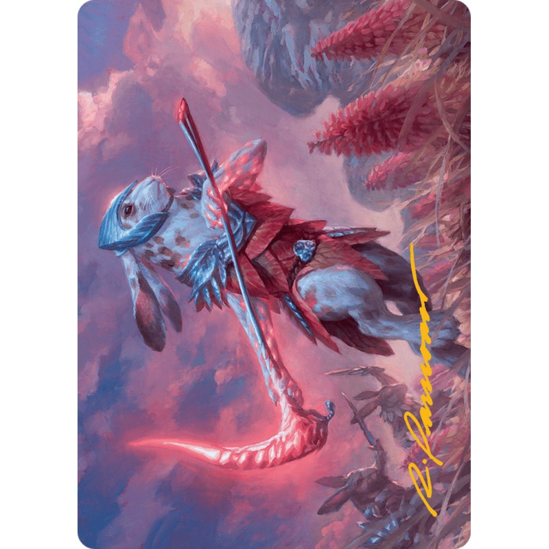 Baylen, the Haymaker Art Card (Gold-Stamped Signature) [Bloomburrow Art Series]