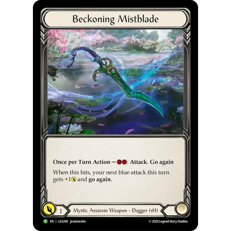 Beckoning Mistblade [LGS290] (Promo)  Rainbow Foil