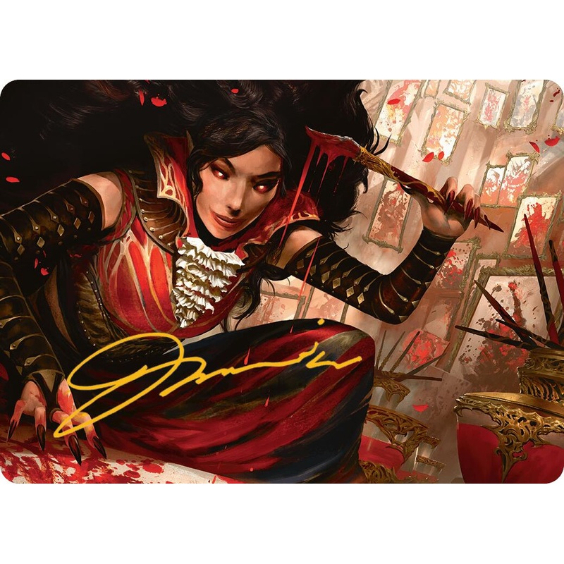 Blood Artist Art Card (Gold-Stamped Signature) [Innistrad Remastered Art Series]