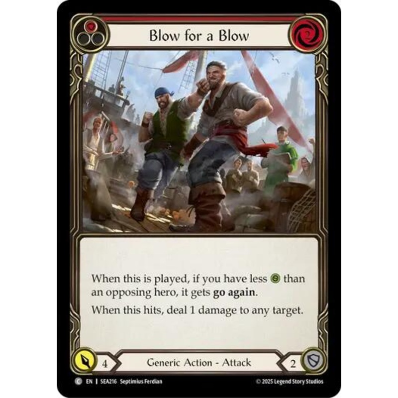 Blow for a Blow [SEA216] (High Seas)  Rainbow Foil