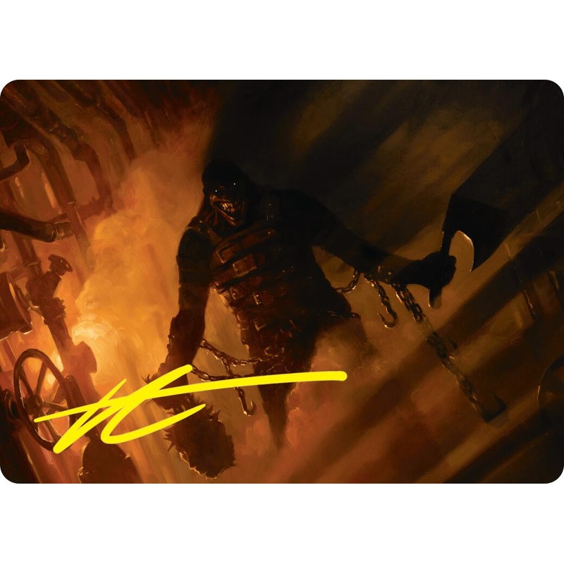 Boilerbilges Ripper Art Card (Gold-Stamped Signature) [Duskmourn: House of Horror Art Series]