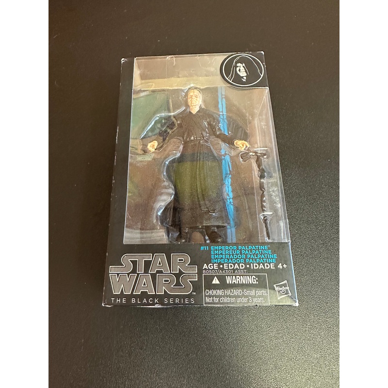 Star Wars Black Series #11 Emperor Palpatine Preowned Box Damage